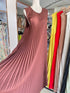 Summer Plus Size Pleated Sleeveless Long Dresses